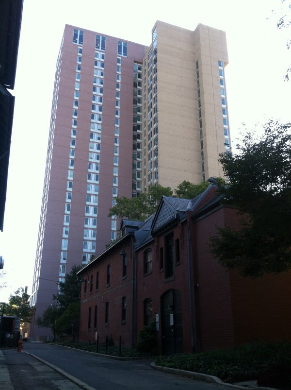 Newly M3P refaced concrete building.