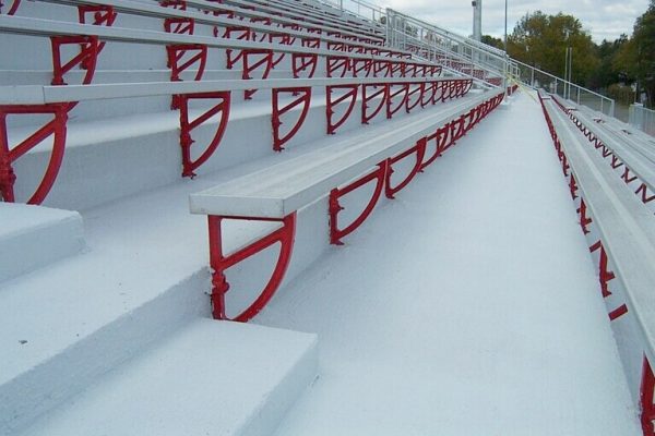 Renewed Concrete stadium.