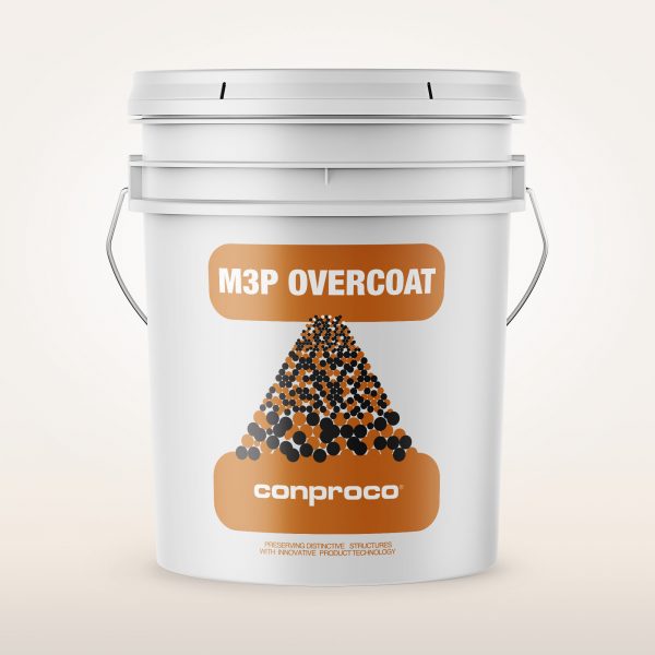 M3P Overcoat 5 gallon pail provides a breathable treatment for buildings